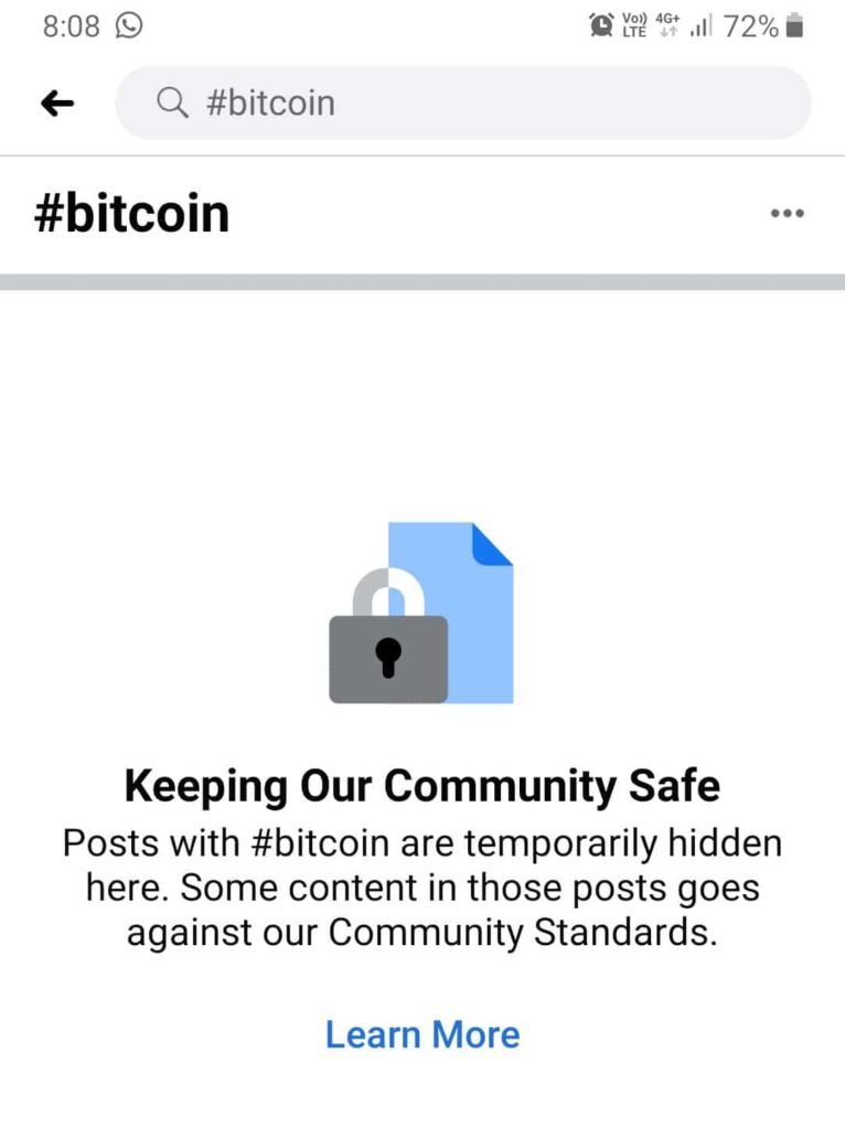 #bitcoin facebook