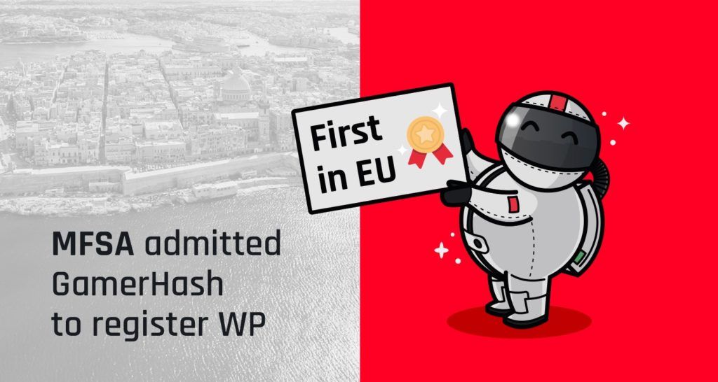 GamerHash osiąga Hard Cap i uzyskuje licencję na Malcie jako pierwsza firma w Unii Europejskiej