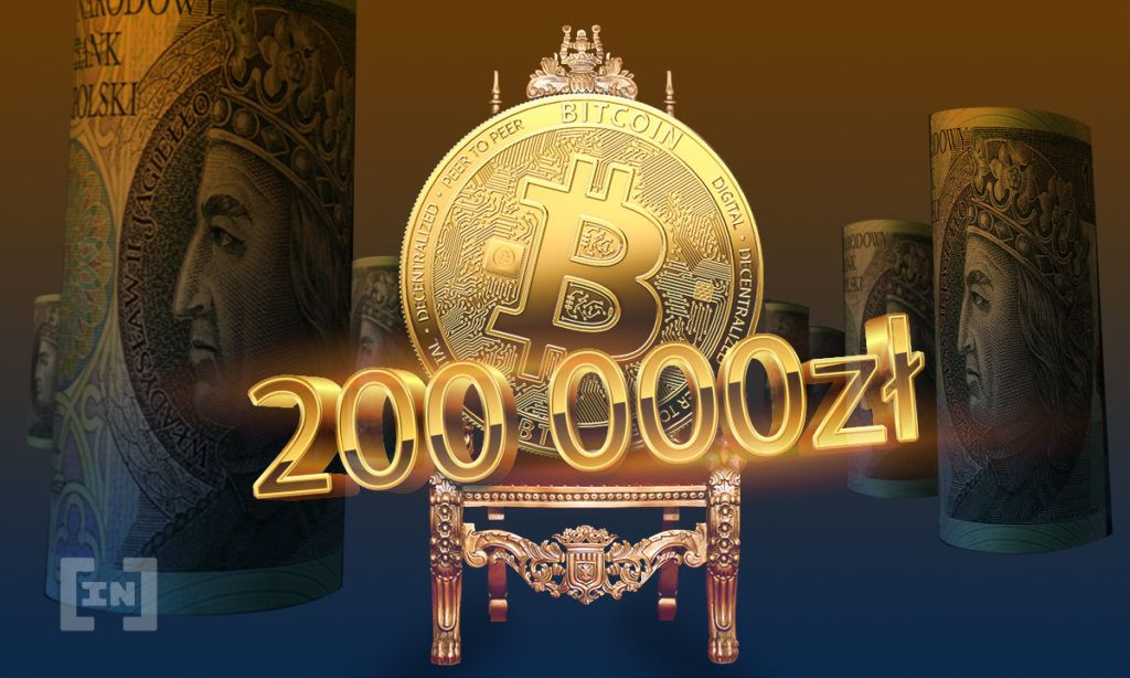 Bitcoin (BTC) ponownie przebija 200 000 PLN, zainteresowanie w Polsce spada