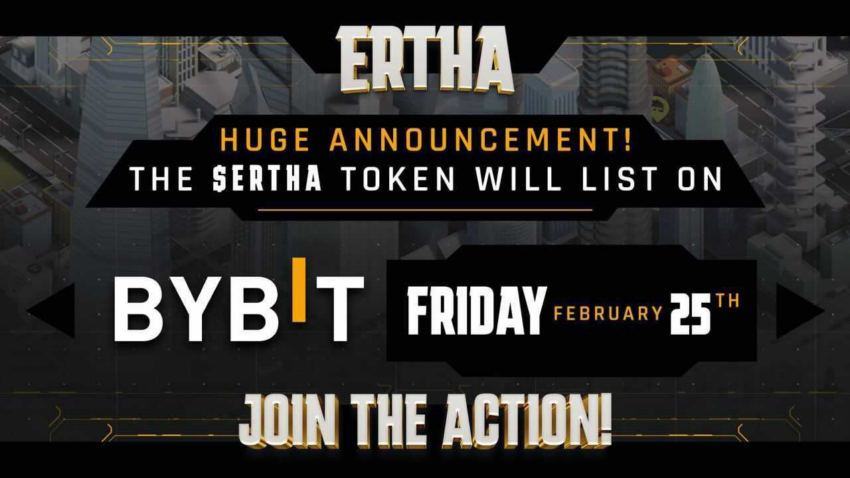 Listing ERTHA na Bybit