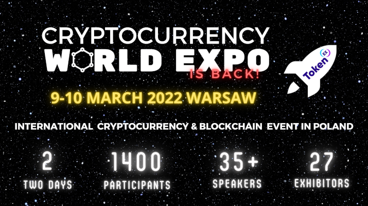 Cryptocurrency World Expo – już 9 i 10 marca w Warszawie