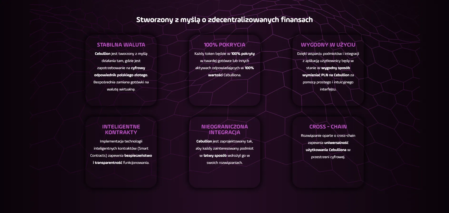 Cebulion - polski stablecoin