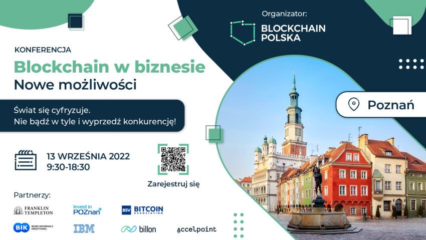 &#8220;Blockchain w biznesie&#8221; &#8211; pierwsze takie wydarzenie w Polsce!
