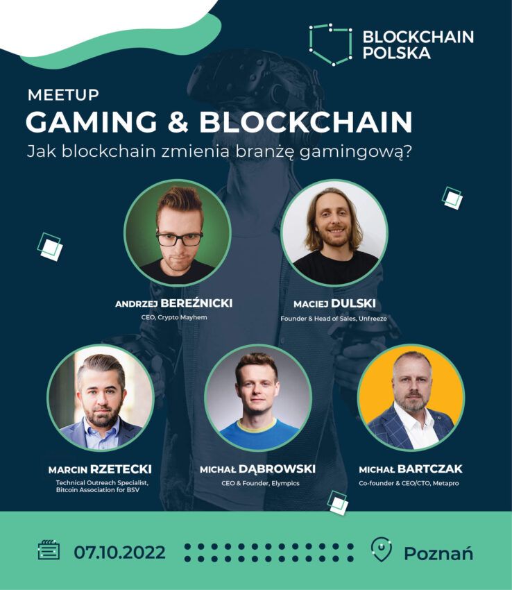 Gaming & Blockchain - meetup w Poznaniu z Blockchain Polska