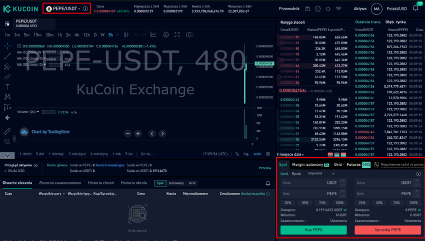 pepe kucoin