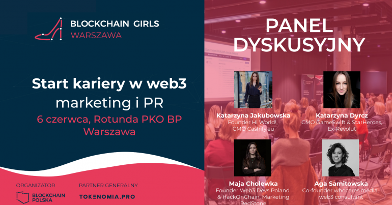 Blockchain Girls – start kariery w web3 – marketing i PR