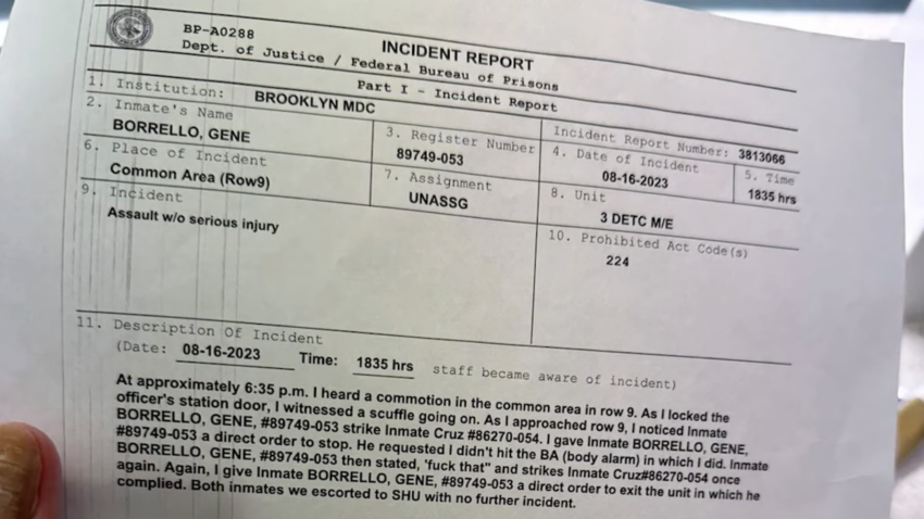 Incident Report Shows Borrelo Got Into a Fight to Defend Sam Bankman-Fried. Source: X (Twitter)